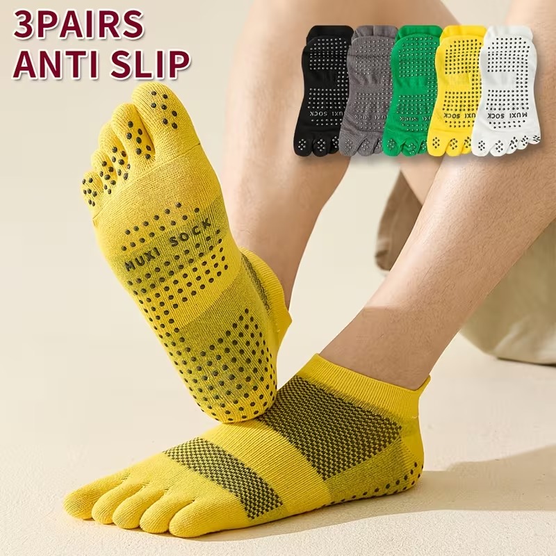 Toe Sock Split - Meias de Dedo Masculinas (3 Pares)