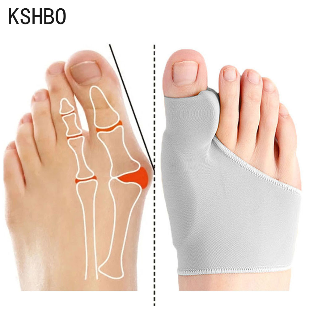 Ankle Brace Sock - Separador de dedo do pé hálux