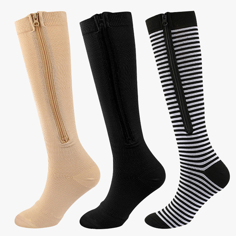 Compression Sock Medical - Meias médicas de compressão com zíper
