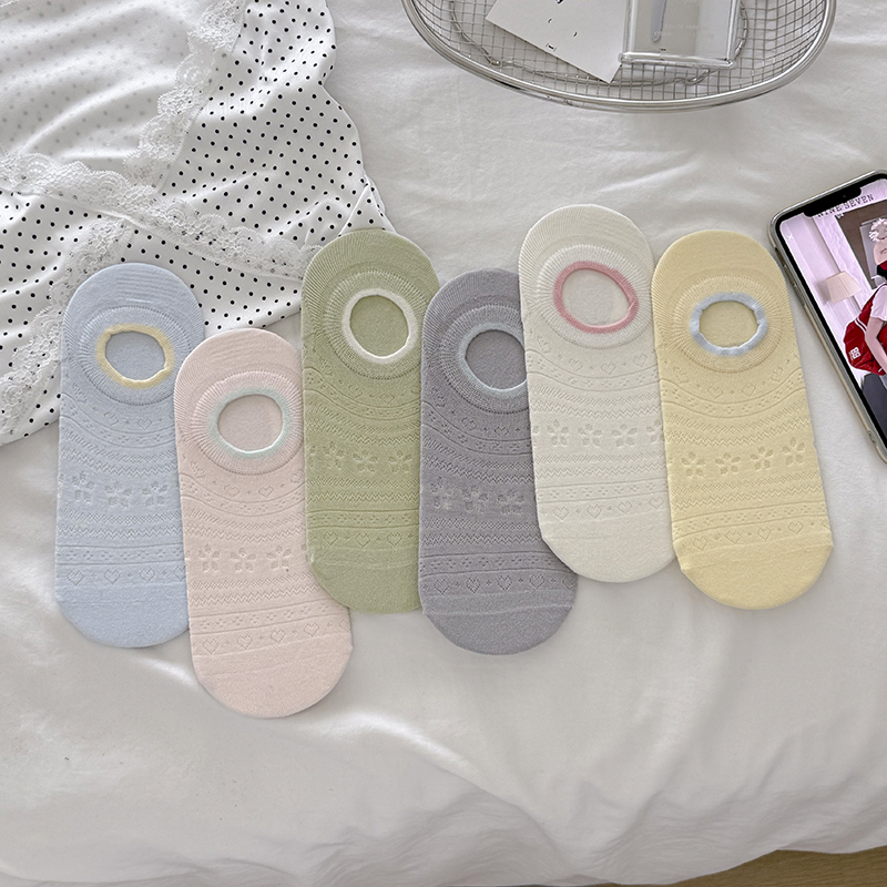 6 Pares de Meias Invisíveis Fe - Invisibility Sock Loafer avaliação e preço