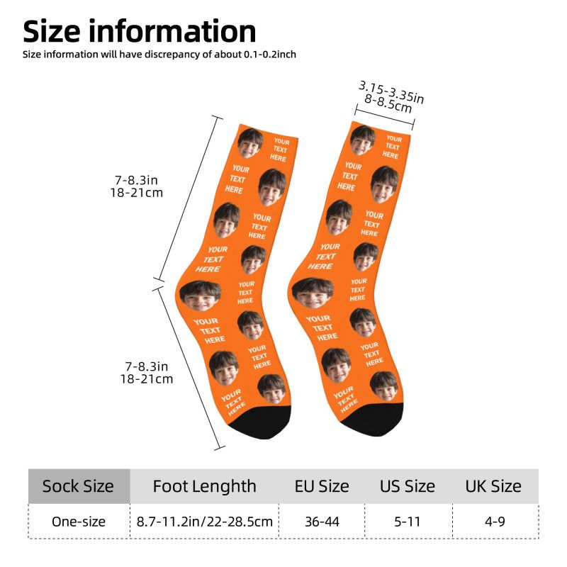 Meias personalizadas com texto - Dress Sock Men avaliação e preço
