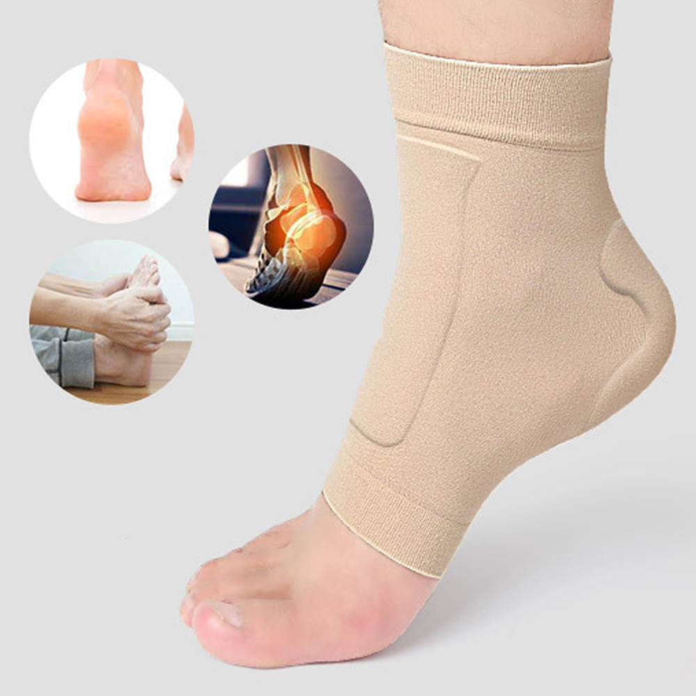 1 par de manga de almofada de  - Ankle Brace Sock avaliação e preço