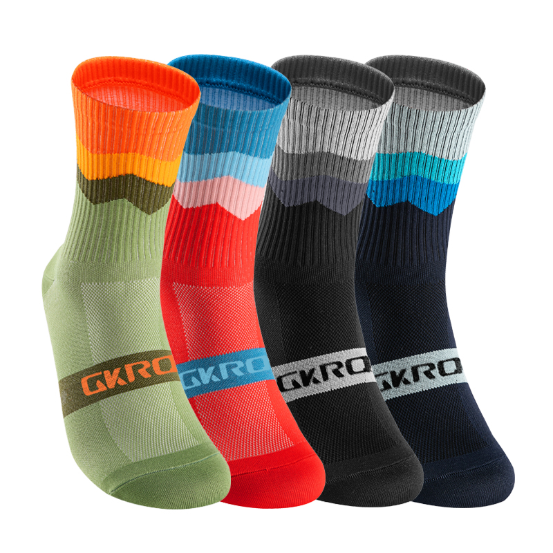 Gkq 4 pares meias de bicicleta - Compression Sock Medical avaliação e preço