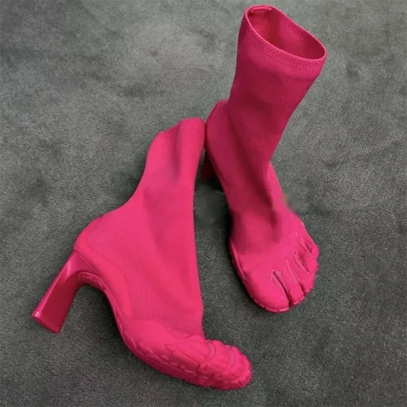 Cinco dedos do pé moda romance - Toe Sock Split avaliação e preço