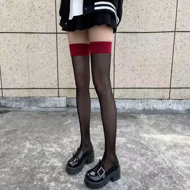 Jk trajes femininos sexy coxa  - Fishnet Stocking Women avaliação e preço