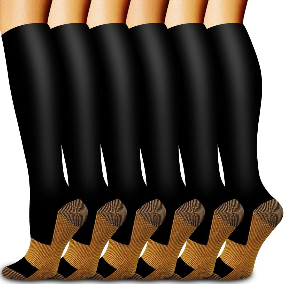 6 pares de meias de compressão - Compression Sock Medical avaliação e preço