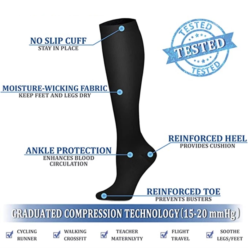 S-XXL meias de compressão das  - Compression Sock Medical avaliação e preço
