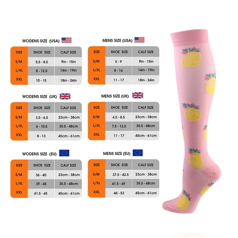 S-XXL 3 pares frete grátis enf - Compression Sock Medical avaliação e preço