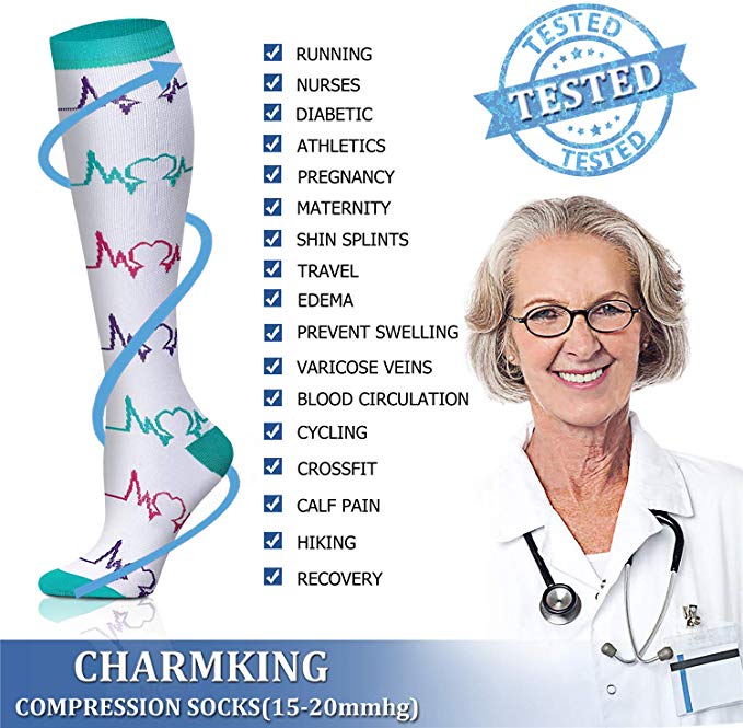 S-XXL 3 pares frete grátis enf - Compression Sock Medical avaliação e preço