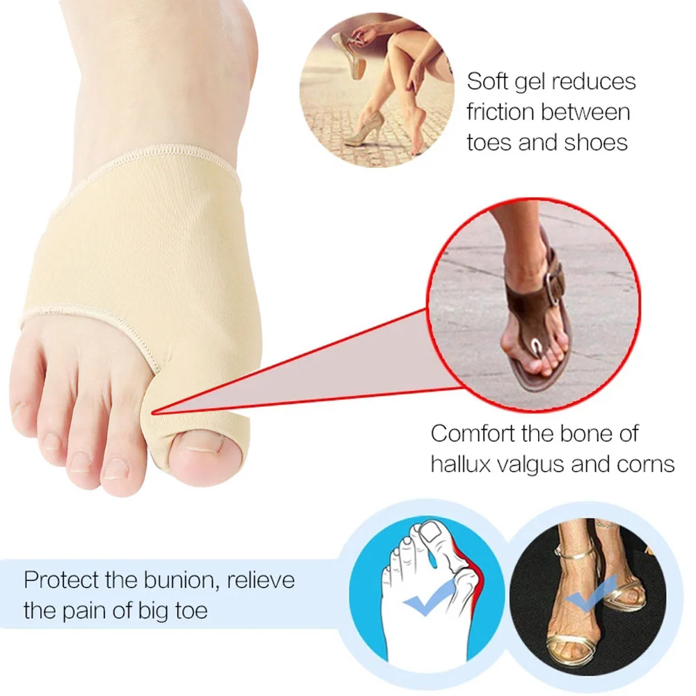2 pçs separador de dedo do pé  - Ankle Brace Sock avaliação e preço